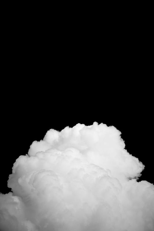 Black Clouds II Wall Mural