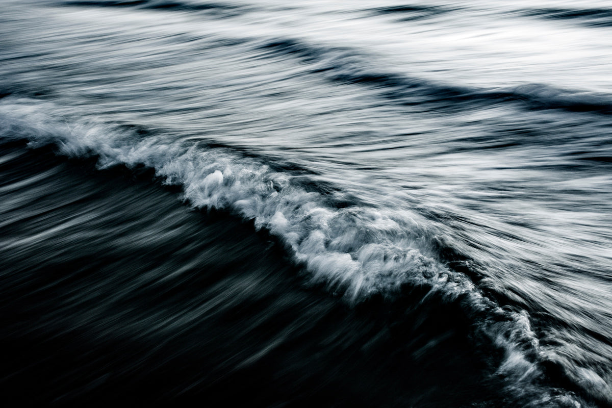 The Uniqueness of Waves XLII Wall Mural in your room — zoomed
