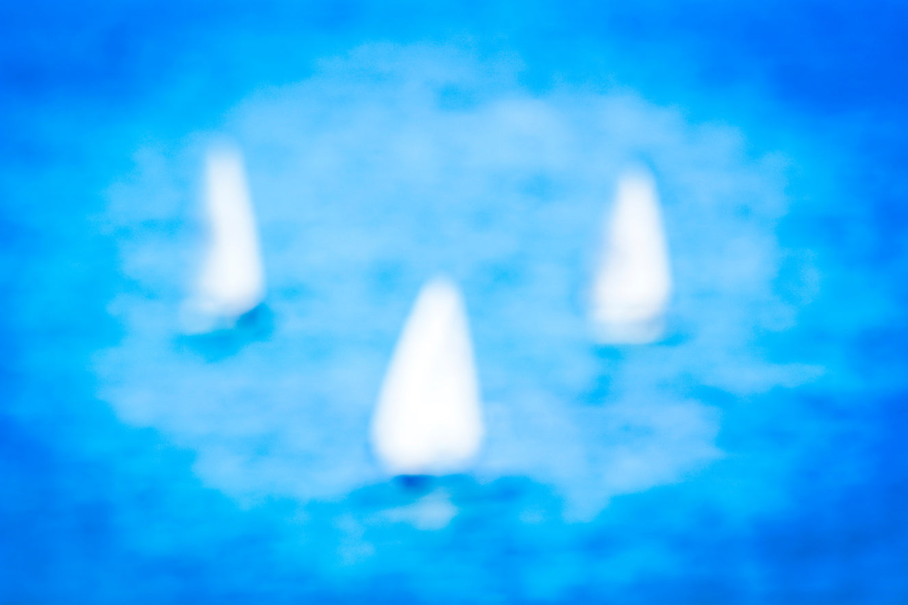 3 Sailboats Wall Mural