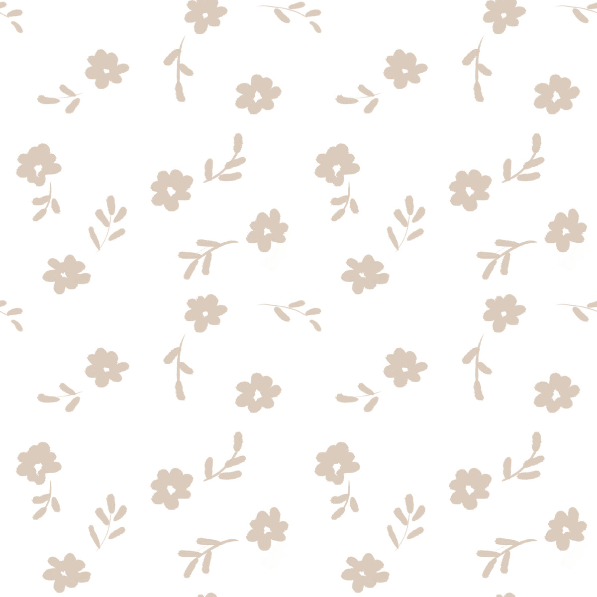Neutral Petals Wallpaper⁠ in your room — zoomed