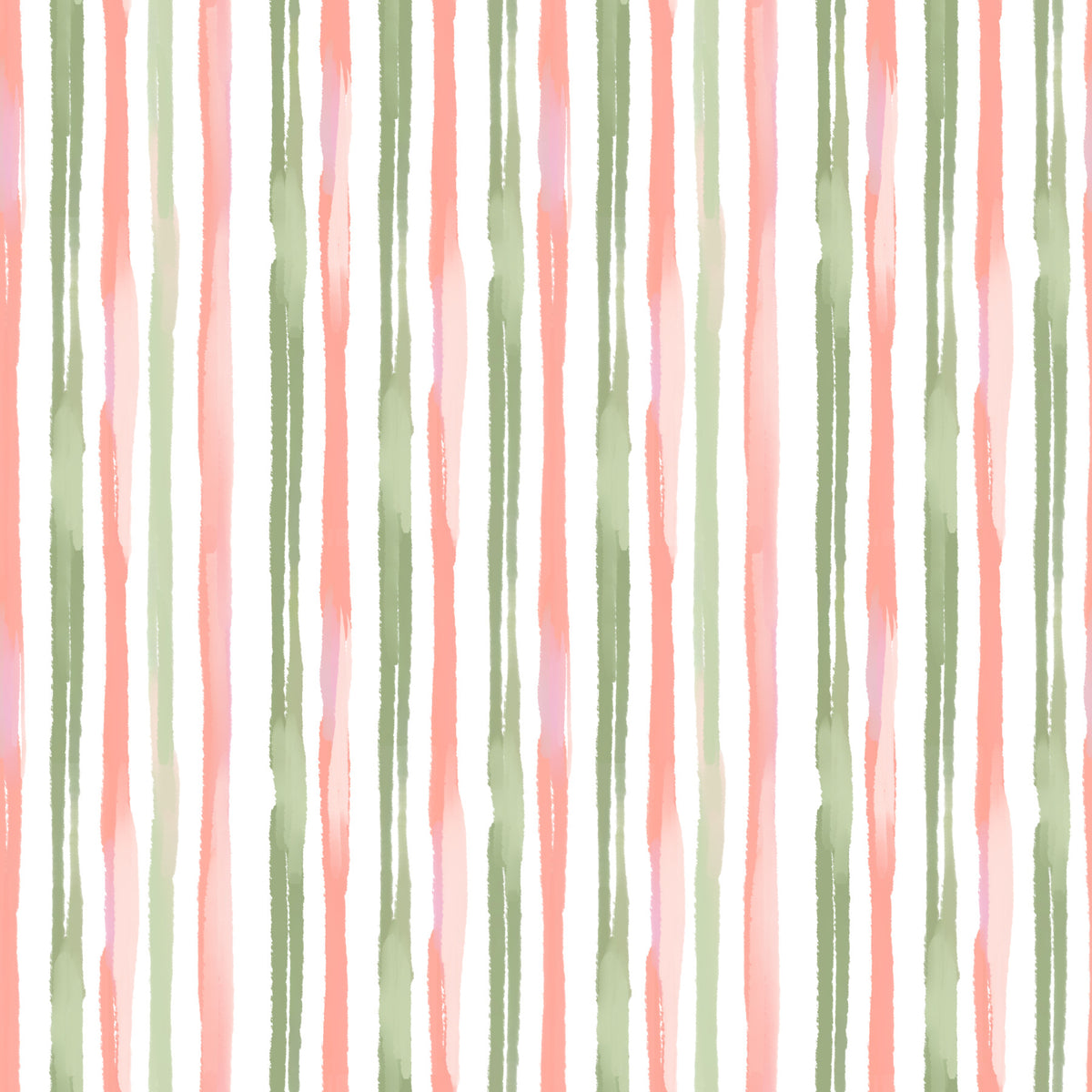 Watercolor Stripes Wallpaper⁠ in your room