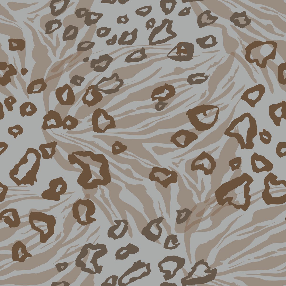 Earth Tones Animalia Wallpaper⁠ in your room