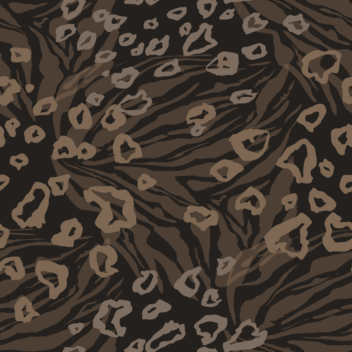 Textured Wildlife Wallpaper⁠ in your room — zoomed
