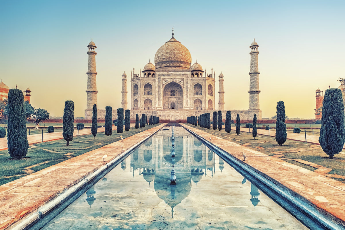 Taj Mahal Reflection Serenity Wall Mural in your room