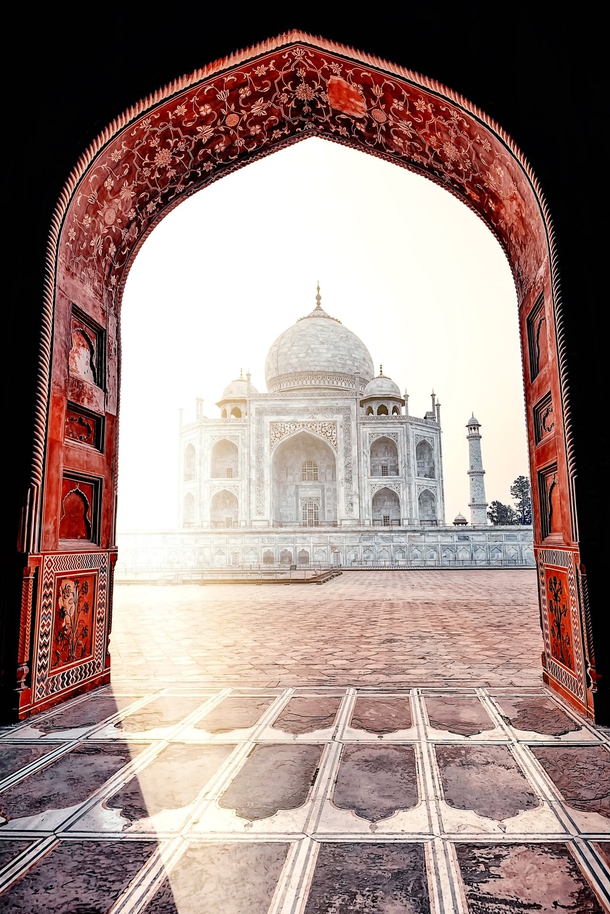 Taj Mahal Vista Wall Mural in your room