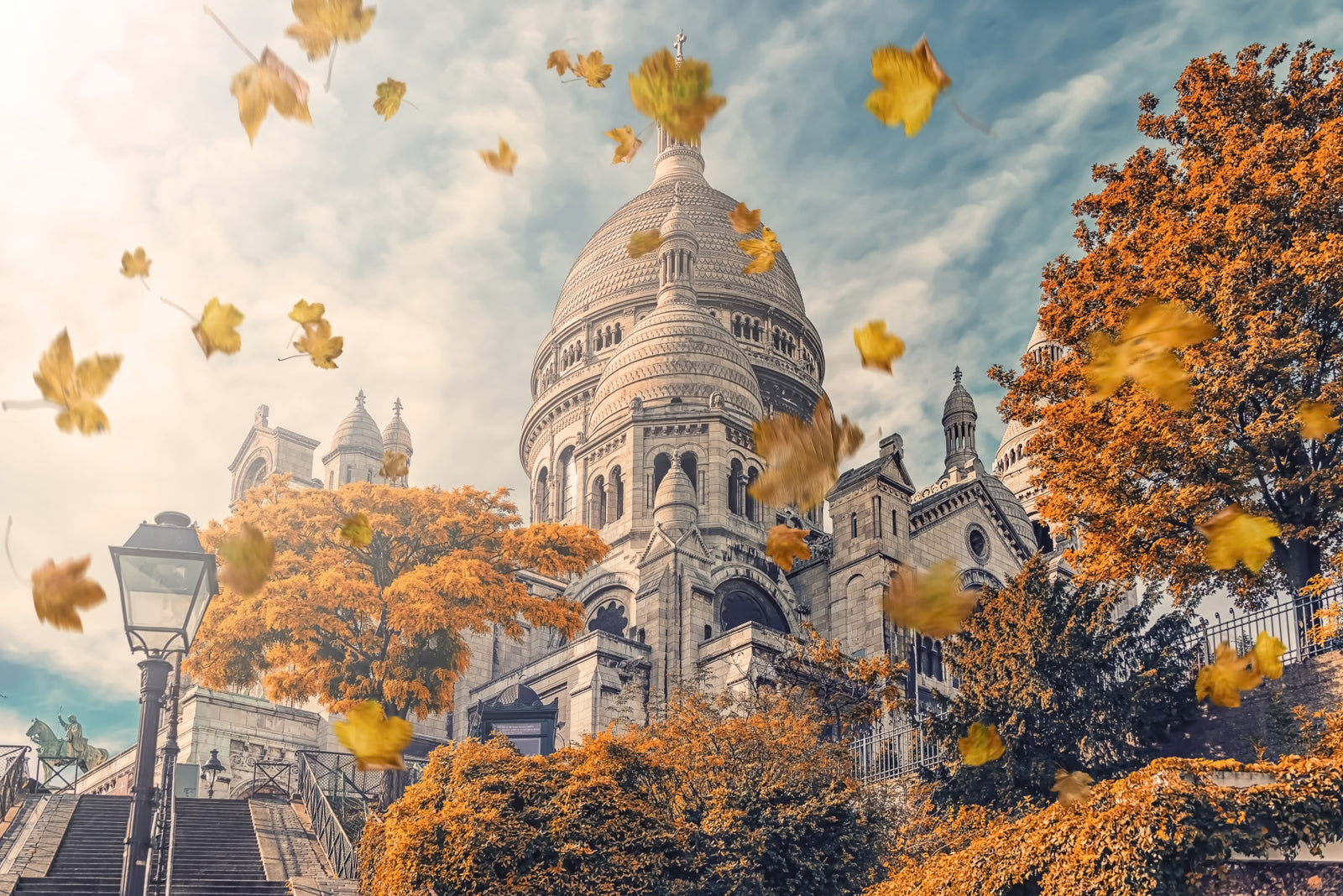 Montmartre Autumn Wall Mural