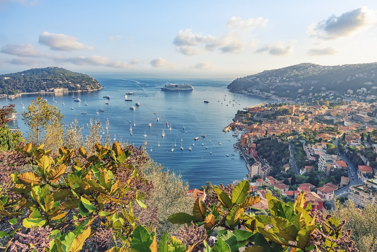 French Riviera Vista Wall Mural in your room