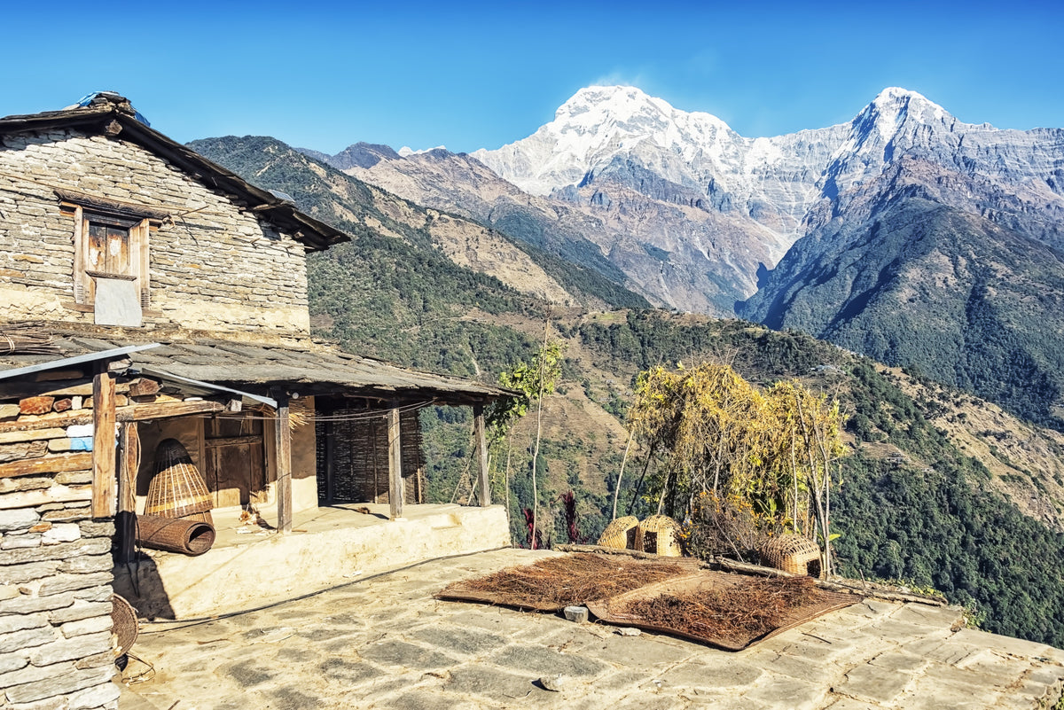 Himalayan Home View Wall Mural in your room