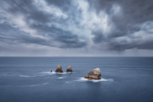 Moody Ocean Vista Wall Mural