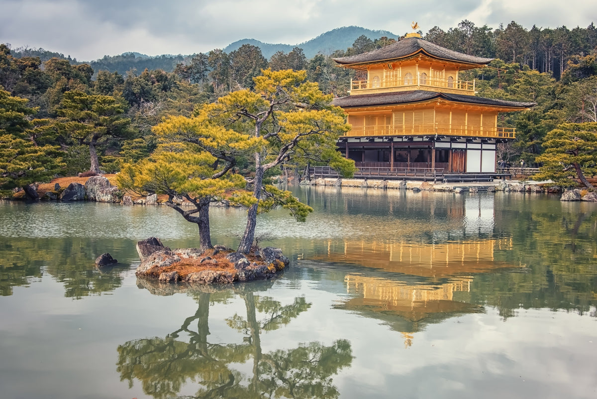 Golden Temple Calm Wall Mural