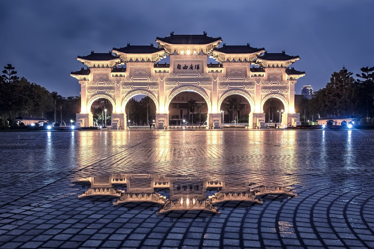 Asian Architecture Wall Mural in your room