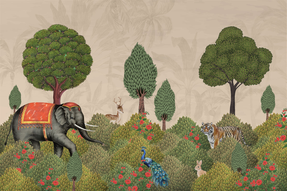 Van Vaibhav Wall Mural in your room — zoomed
