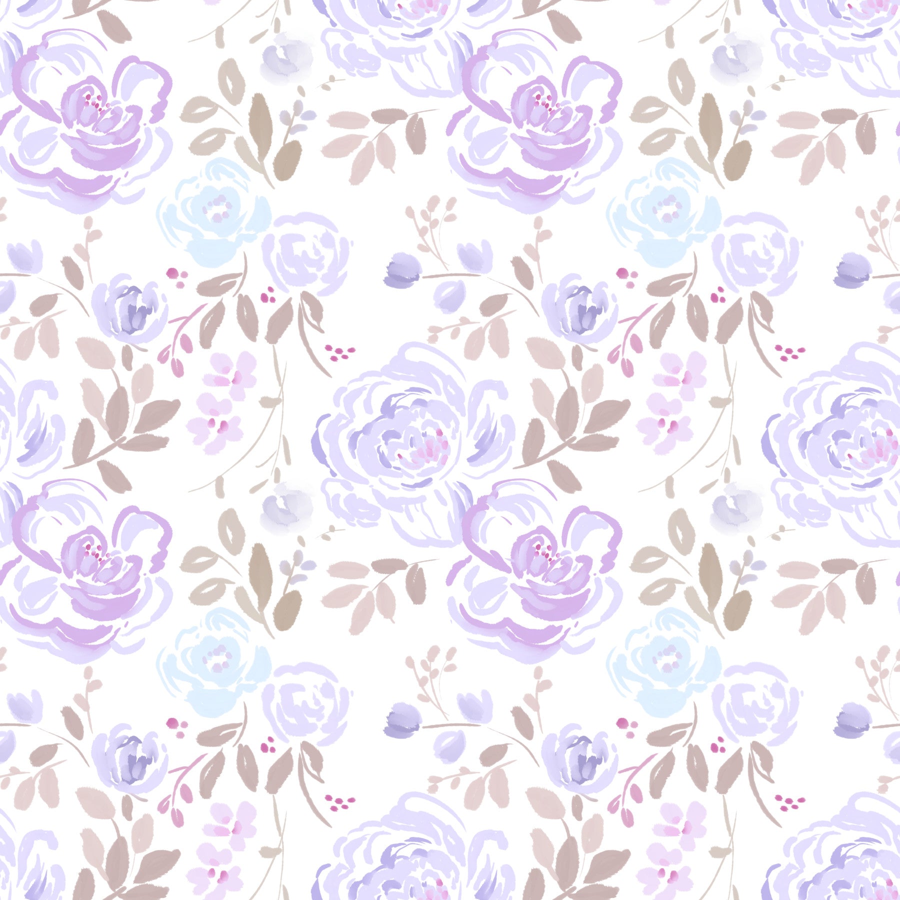 Lilac Bloom Serenity Wallpaper⁠ in your room — zoomed