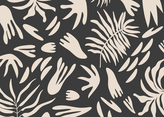 Organic Shapes Wall Mural