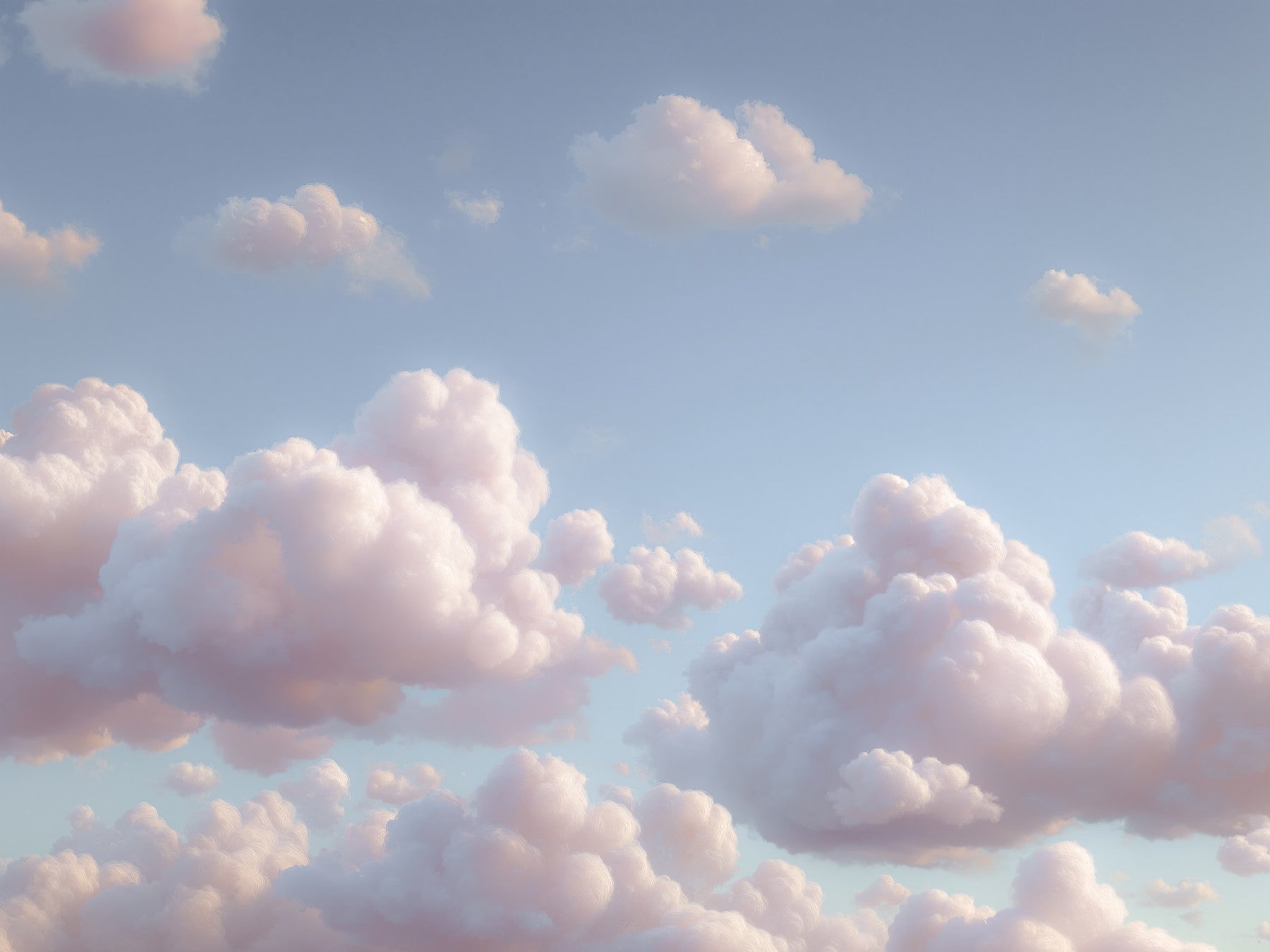 Ethereal Cloud Drift Wall Mural