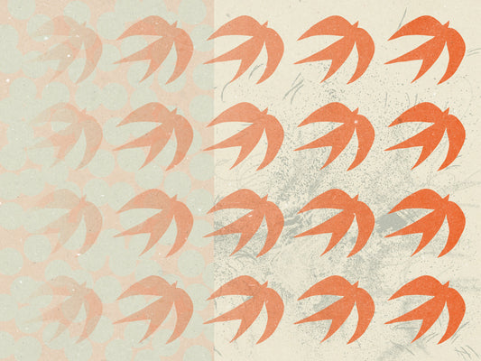 Soaring Swallows Wall Mural - 2861699