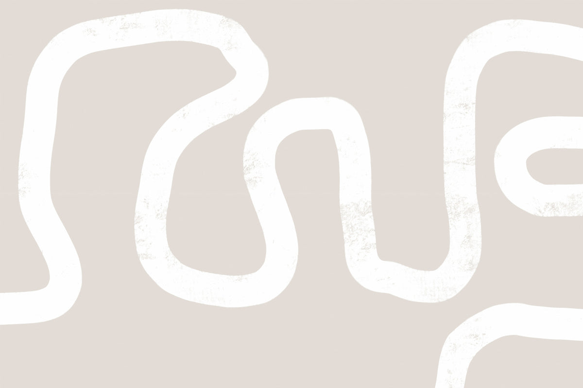 Winding Path Beige Wall Mural - 2312211
