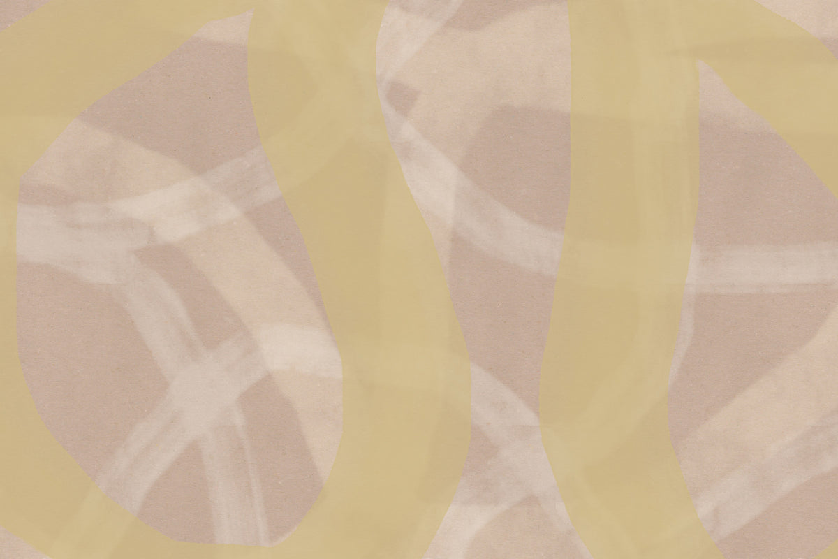 Soft Yellow Swirls Wall Mural - 2876433 in your room — zoomed