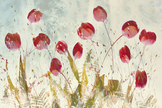 Scarlet Meadow Wall Mural -2497714