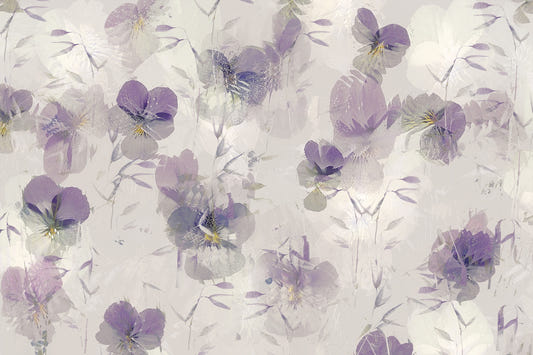 Violet Bloom Symphony Wall Mural -2297903