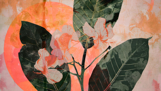 Whispers of Green & Bloom Wall Mural -2714204