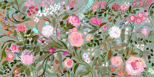 Painterly Bloom Wall Mural -2947048