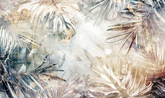 Vintage Leaf Haze Wall Mural -2792249