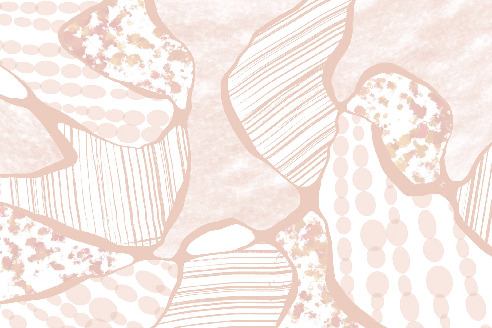 Soft Sketch Abstract Wall Mural - 2861697