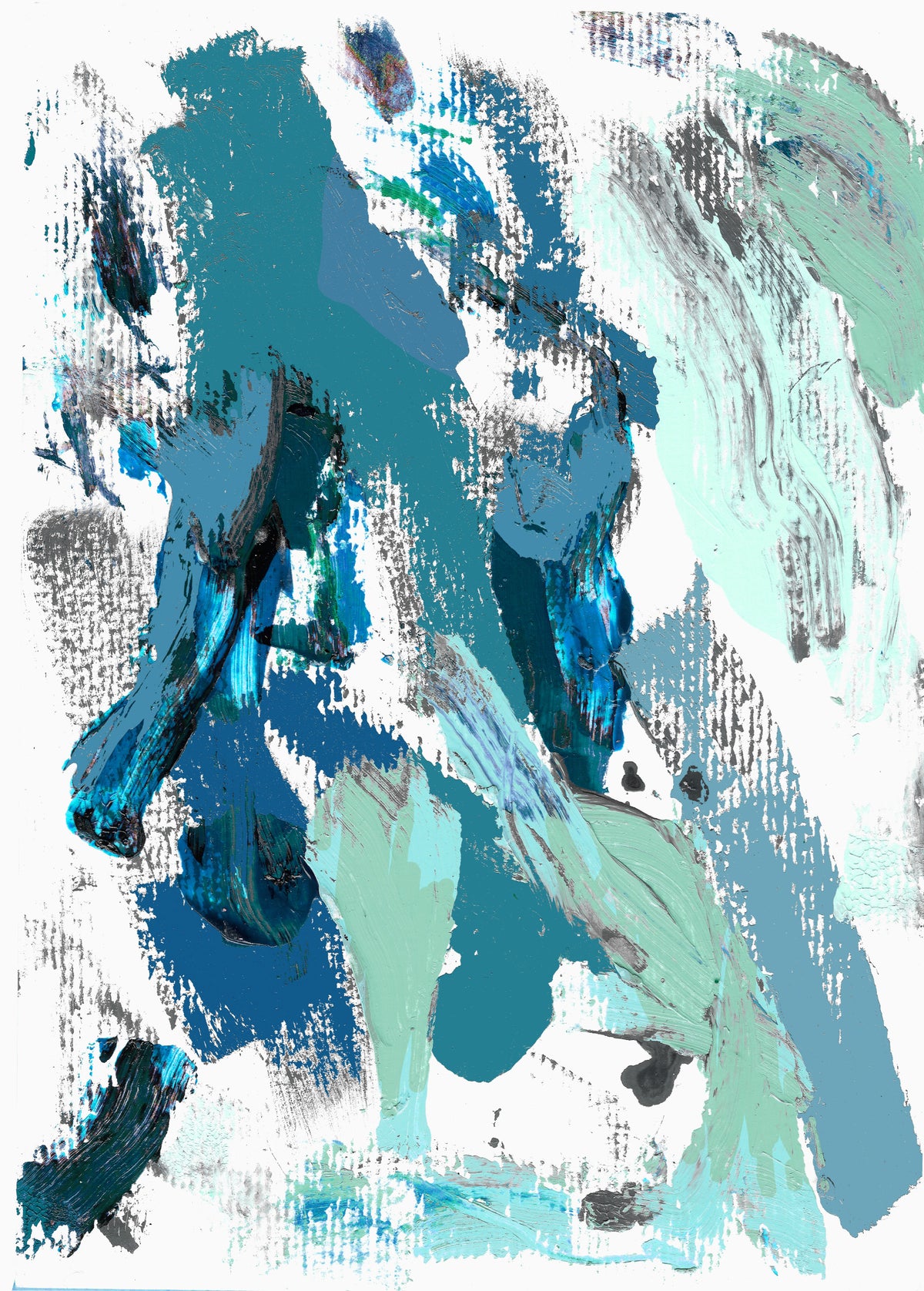 Blue dreams Wall Mural in your room — zoomed