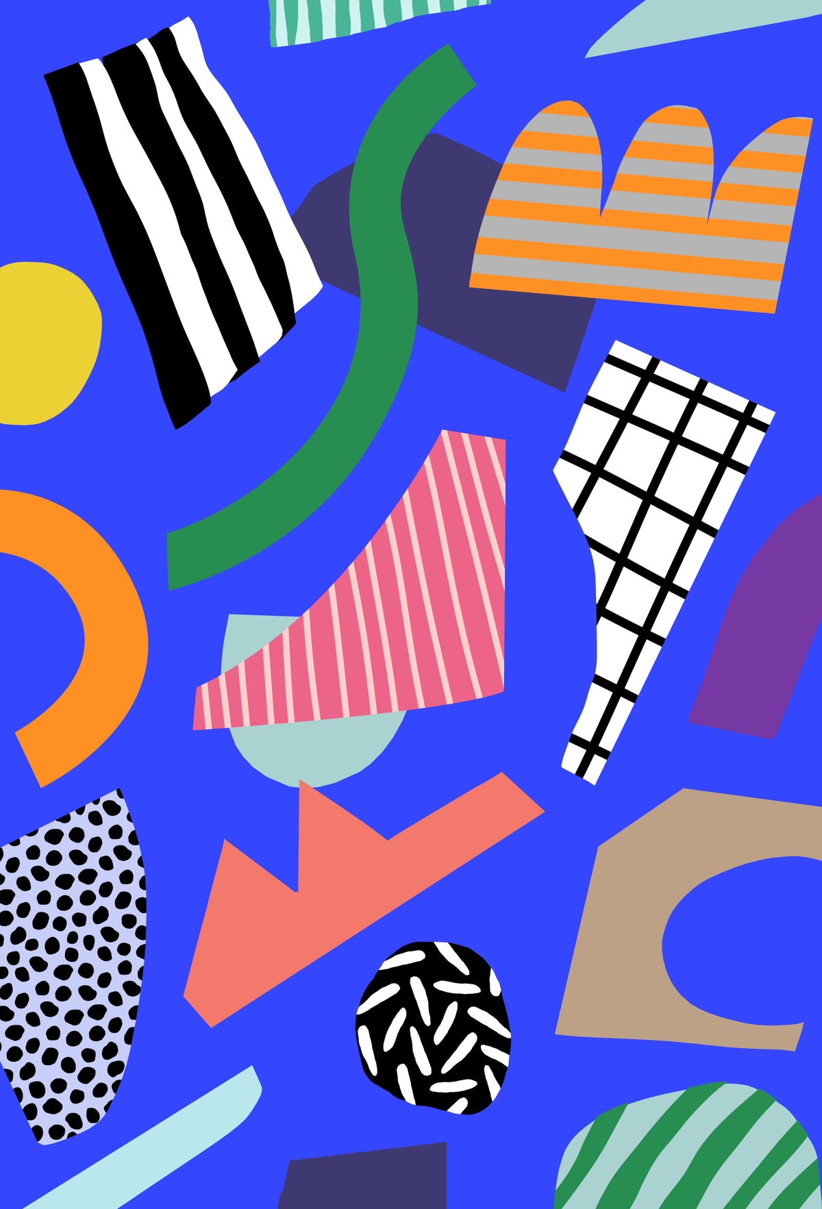 Fullness Wall Mural in your room — zoomed