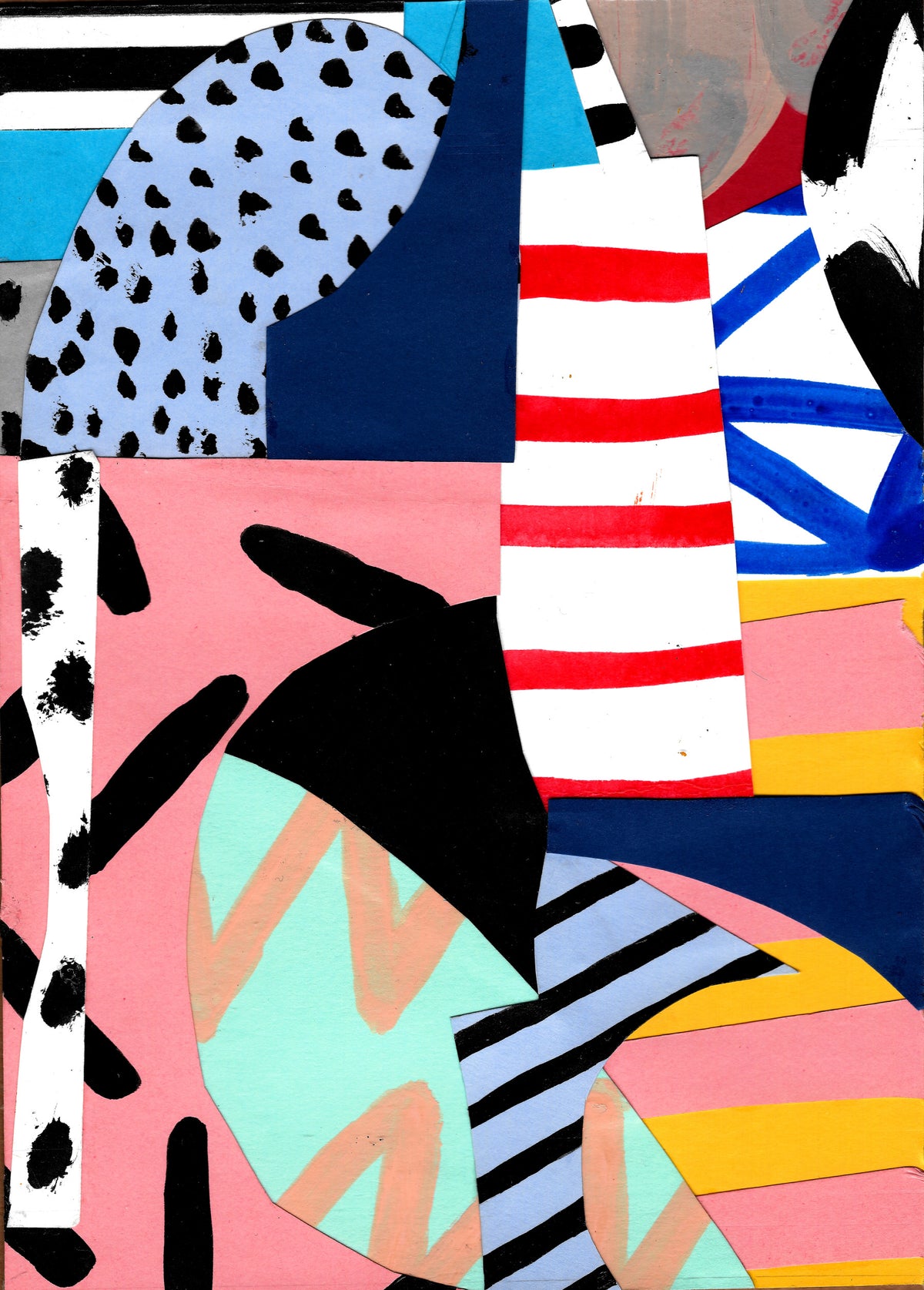 Cut & Paste Chaos Wall Mural