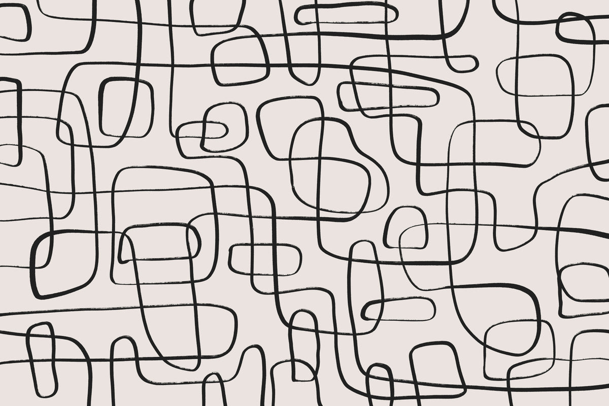 Wandering Lines Wall Mural - 2372010 in your room