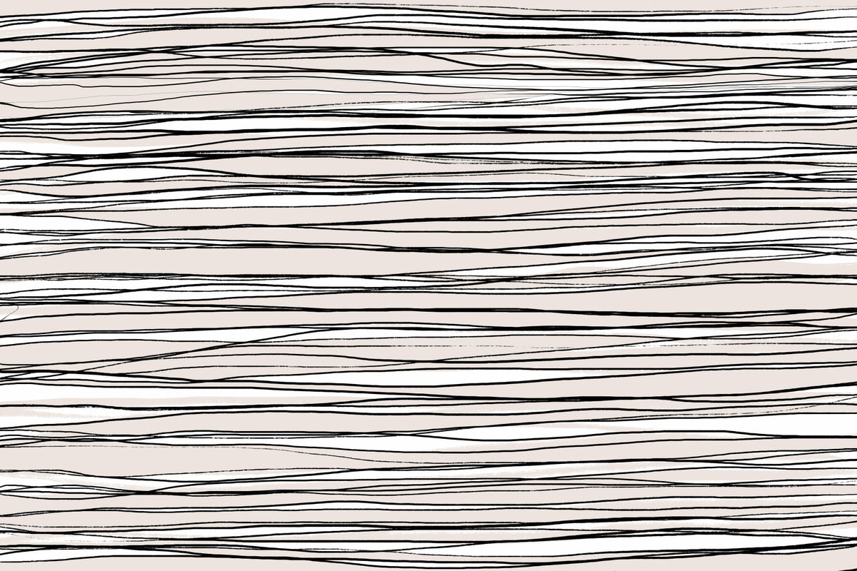 Minimalist Lines Wall Mural - 2453359 in your room — zoomed