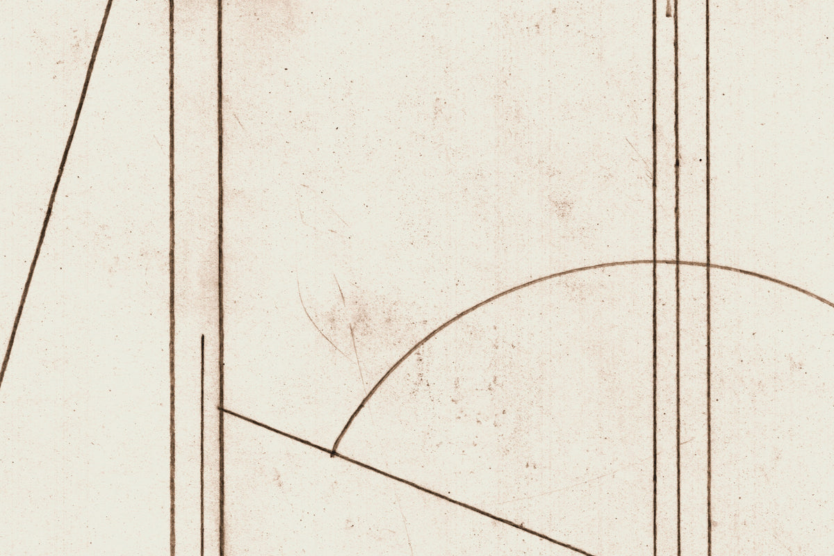 Line Dance Minimalist Geometry Wall Mural -2632107