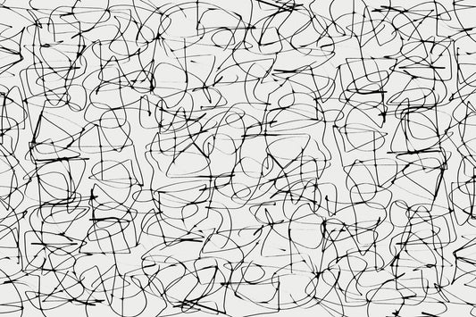 Ink Scribbles Wall Mural -2636257