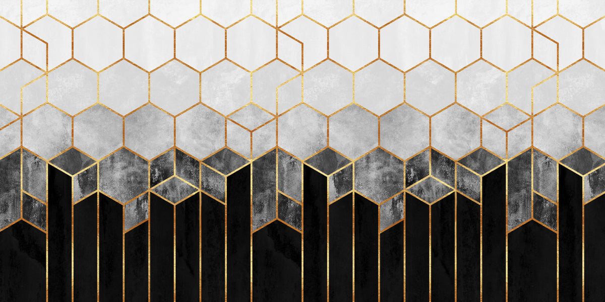 Hex Deco Wall Mural - 2715906 in your room