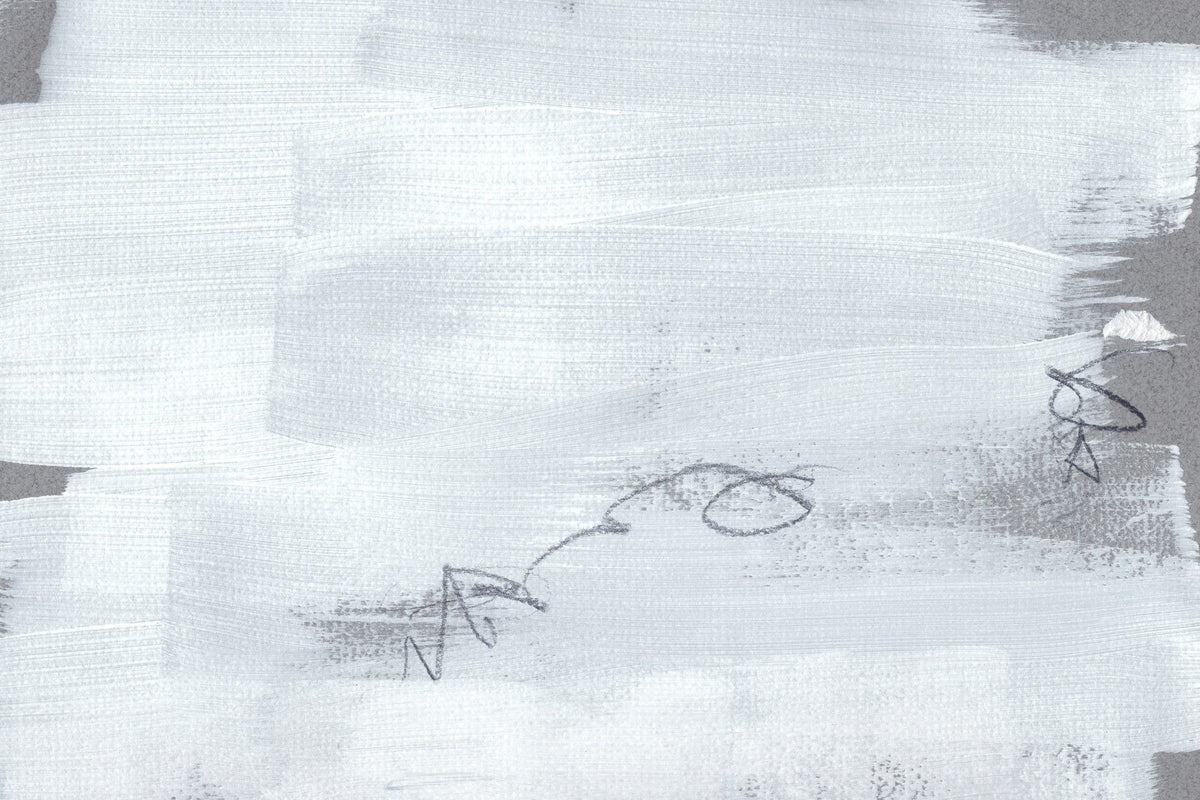 Silver Strokes Wall Mural - 2717194
