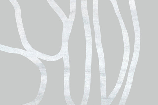 Abstract Gray Lines Wall Mural - 2717209