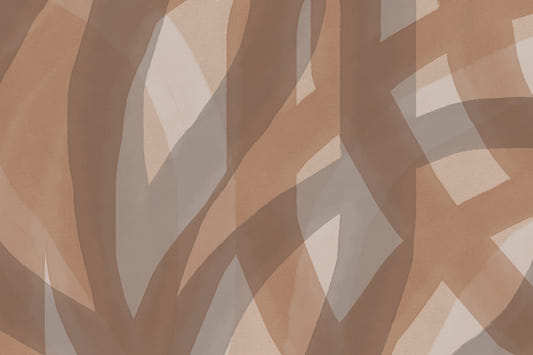Brushstroke Harmony Wall Mural - 2876439