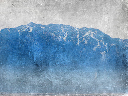 Blue Mountain Vista Wall Mural -2671431