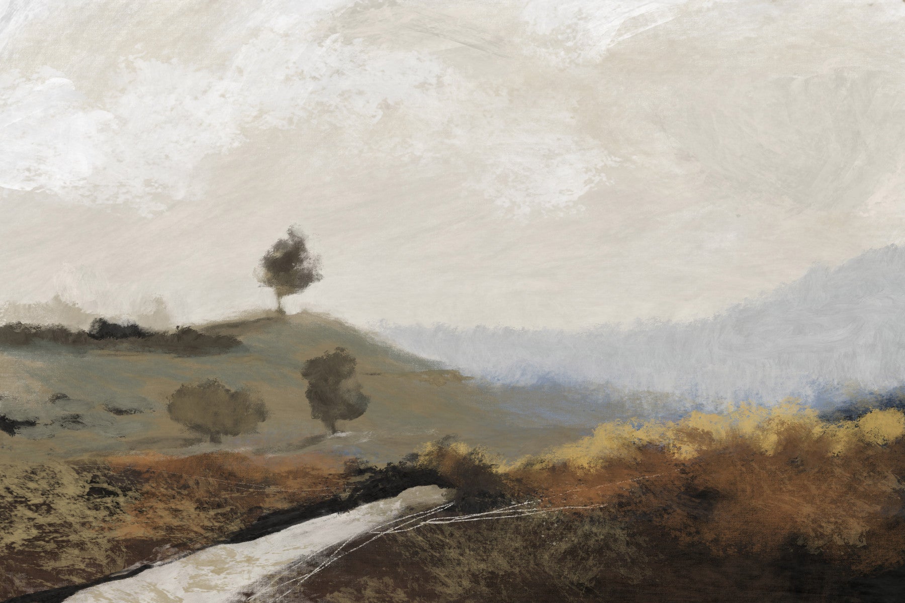 Painted Vista Wall Mural -2786264