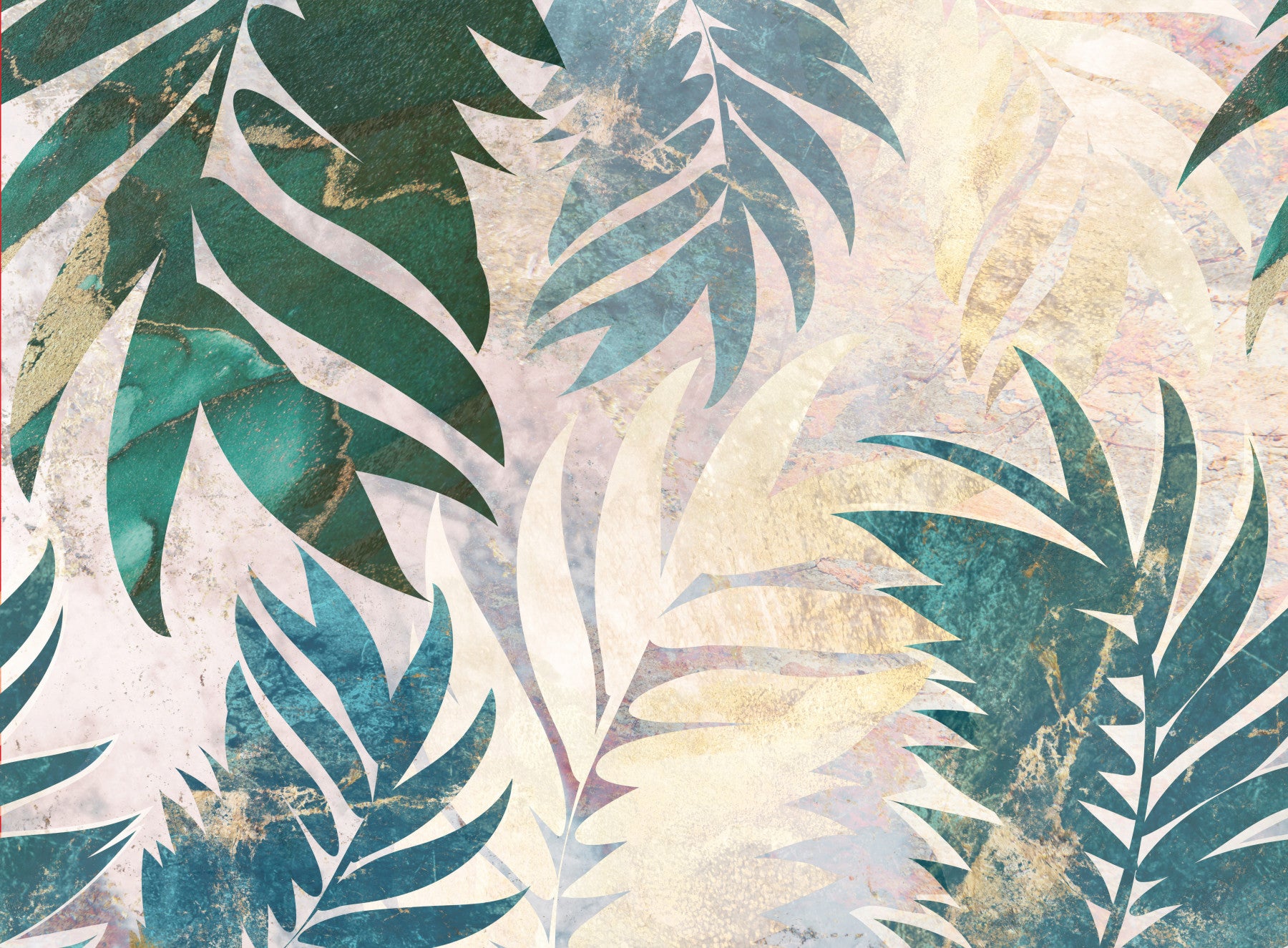 Tropical Luxe Wall Mural -2466469 in your room — zoomed