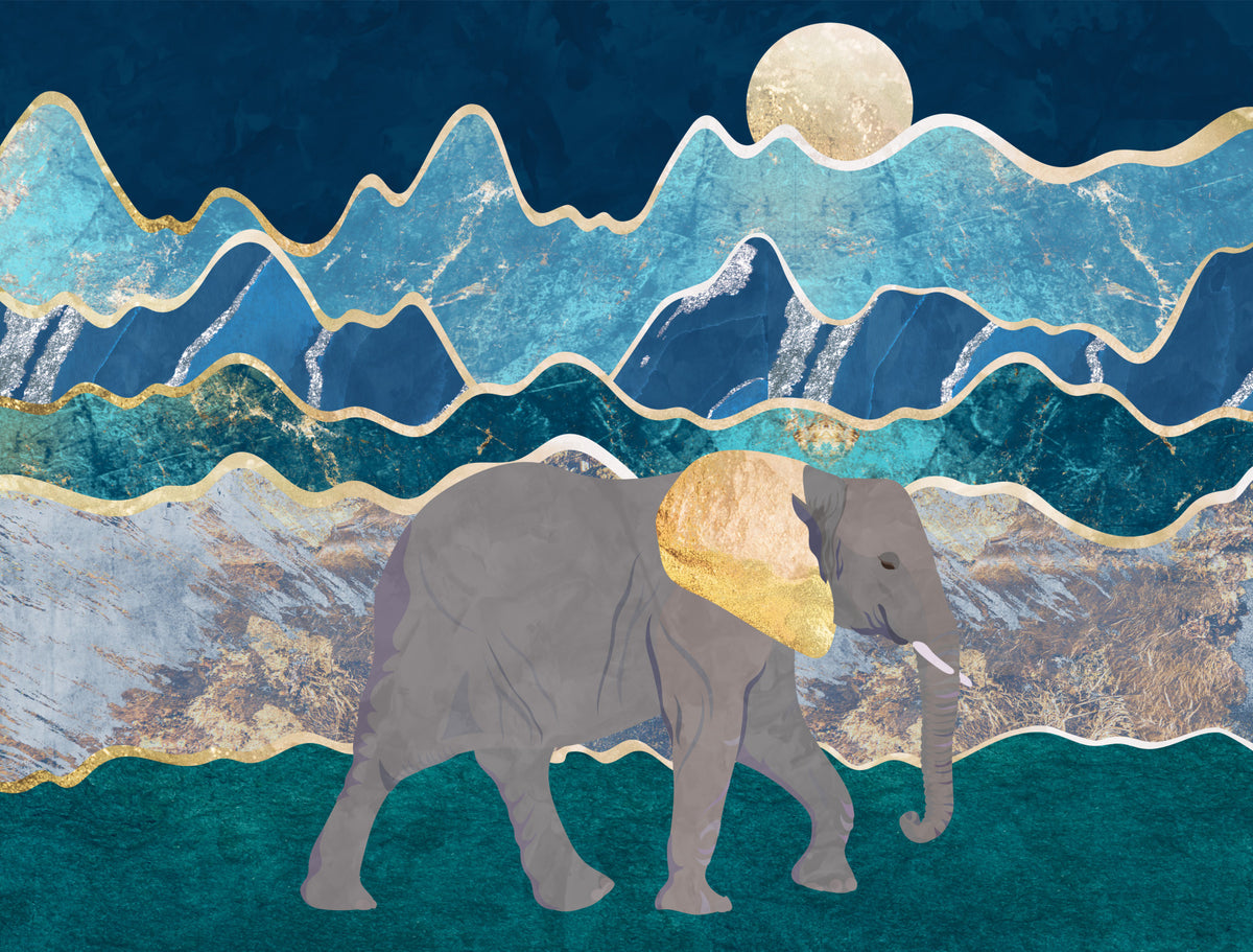 Elephant Vista Wall Mural -2465921 in your room — zoomed