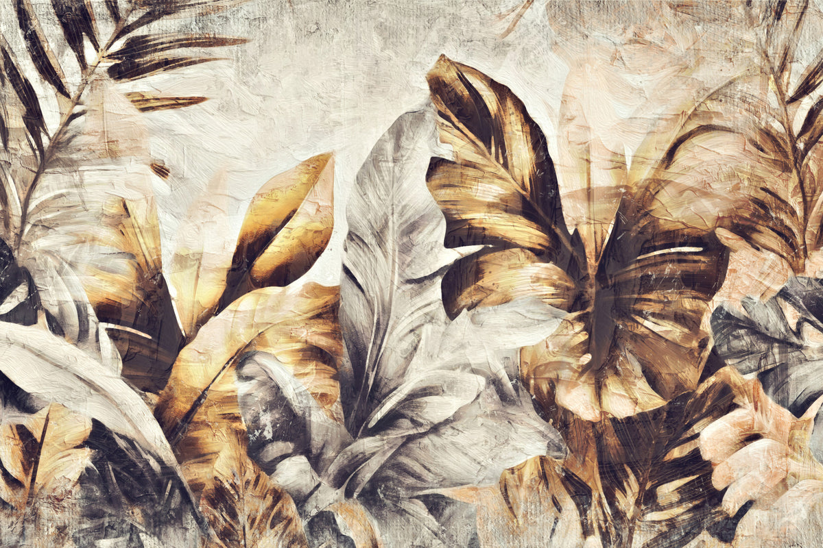 Golden Palm Abstract Wall Mural -2530883 in your room
