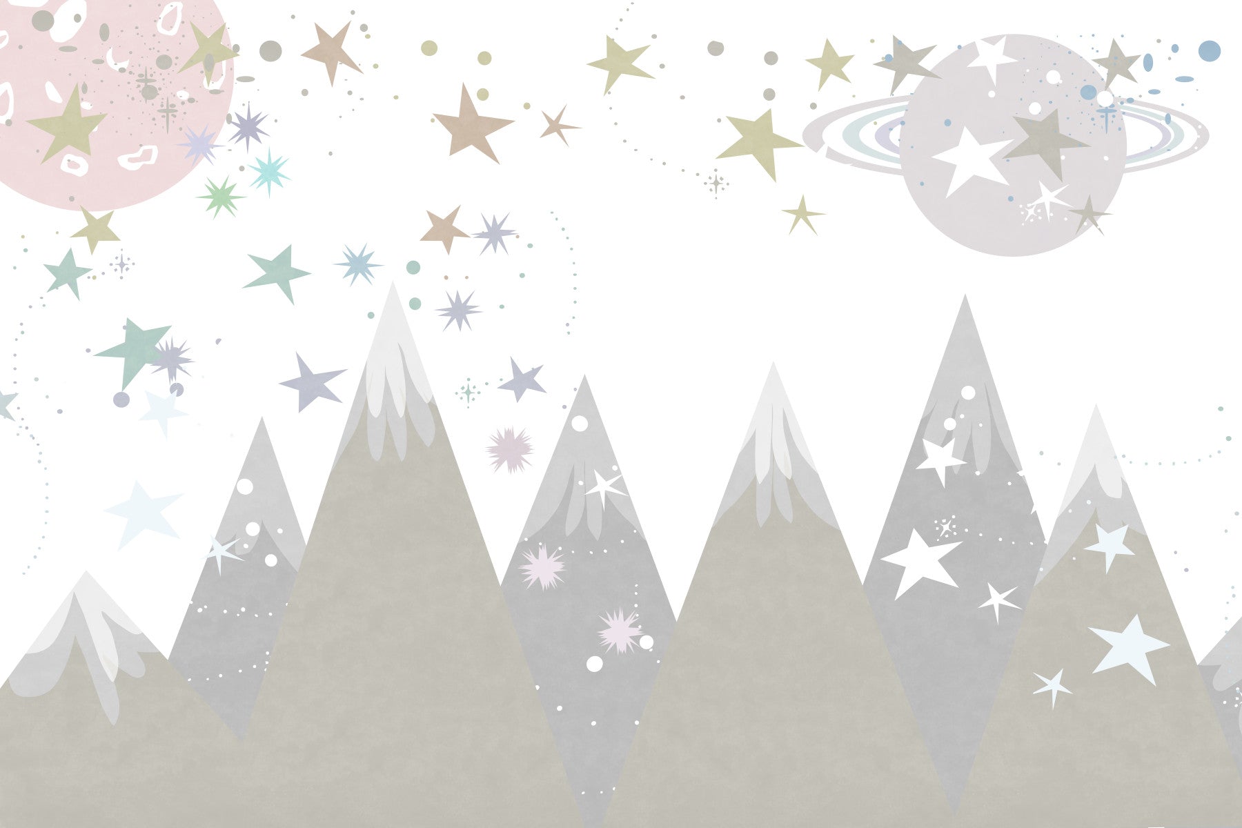 Cosmic Peaks Wall Mural -2719922