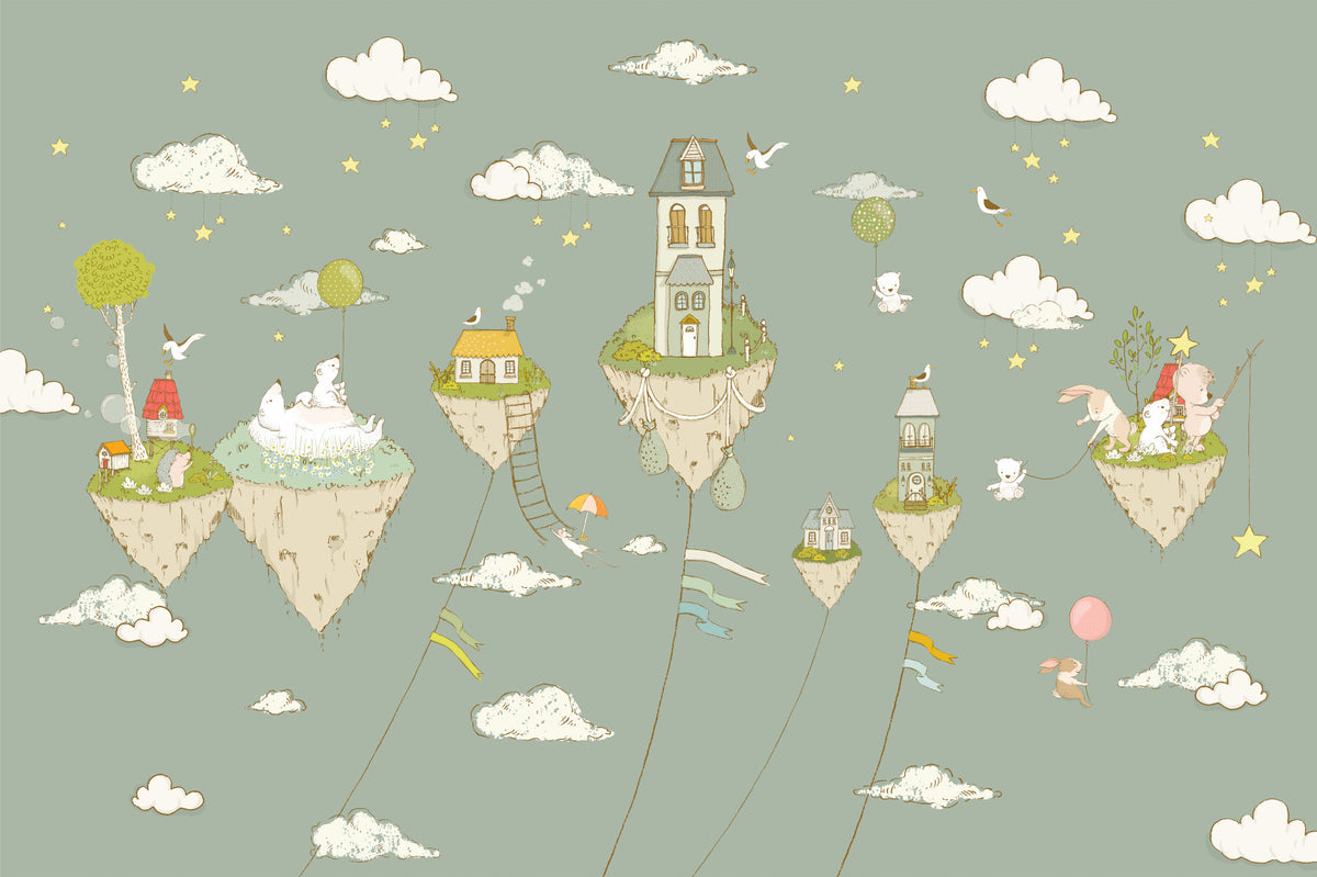 Dreamy Sky Islands Wall Mural -2759477 in your room