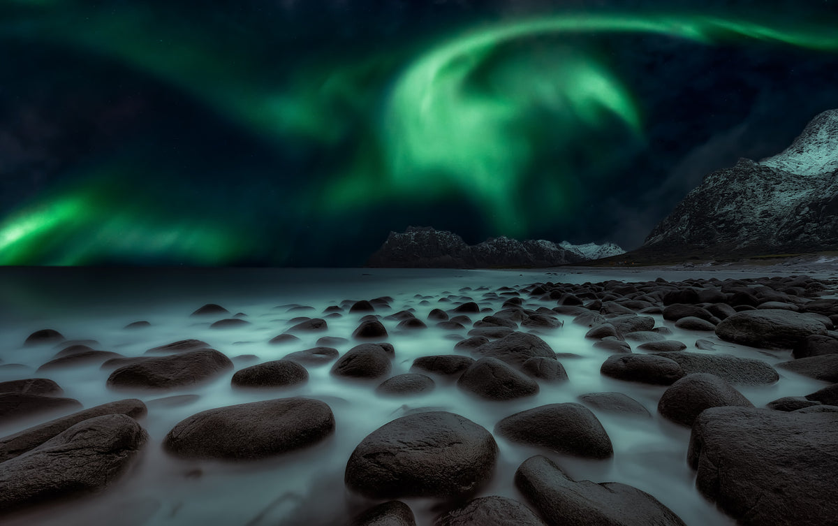 Mystic Shore Lights Wall Mural -804194 in your room