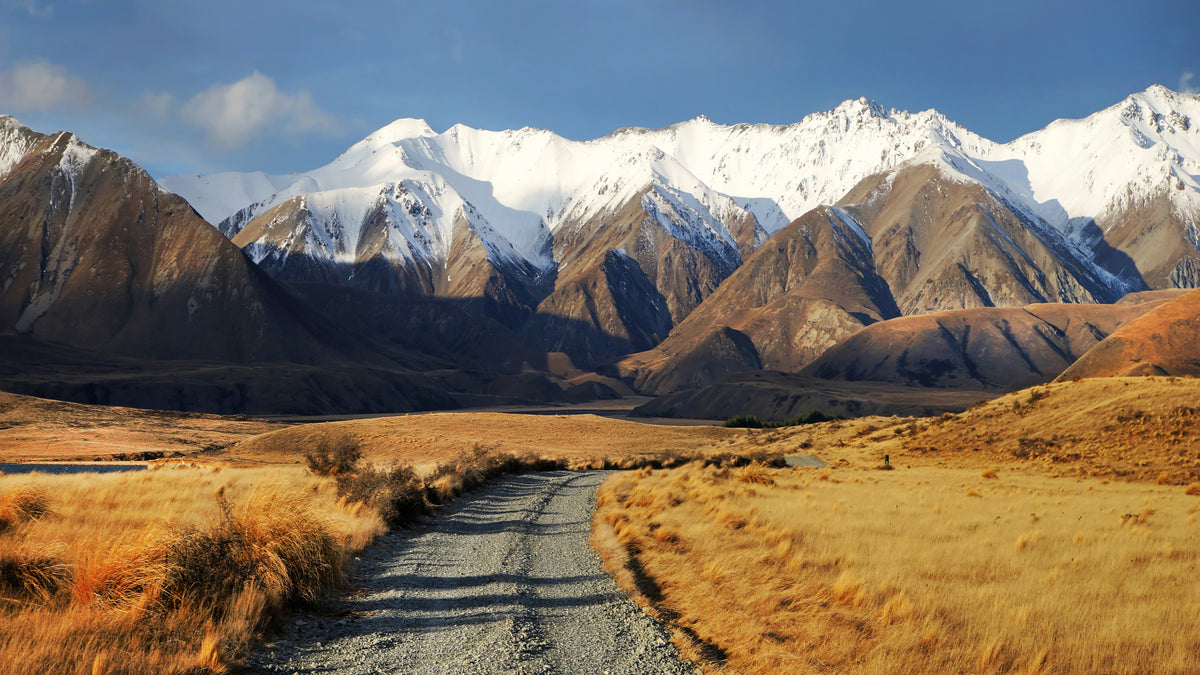 Snowy Peaks Path Wall Mural -2563227 in your room