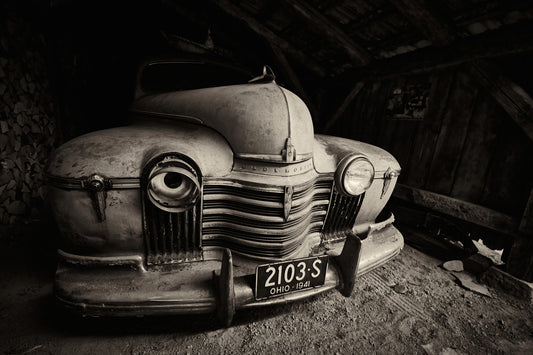 Vintage Ride: 1941 Olds Wall Mural -2348972