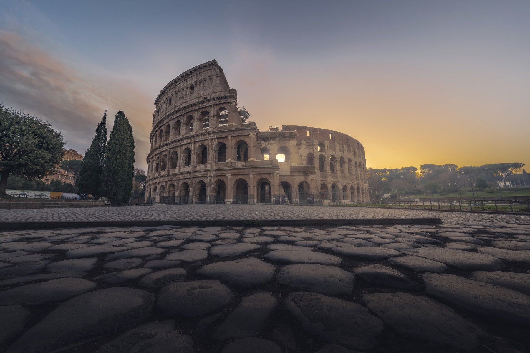 Ancient Rome Sunrise Wall Mural -2469876 in your room — zoomed